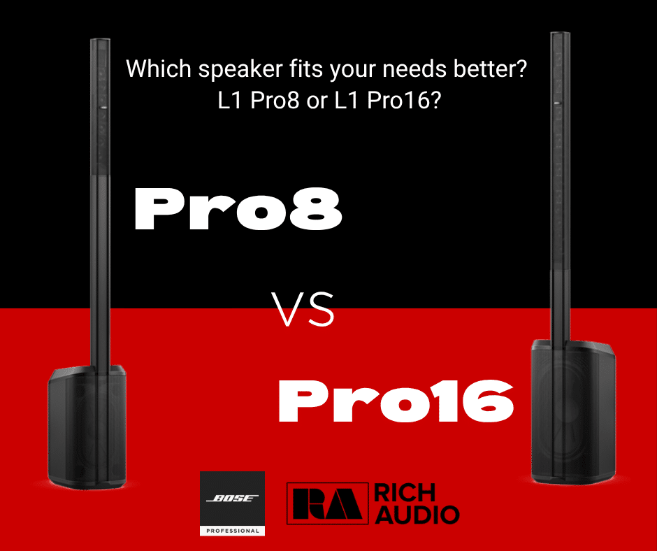 bose l1 pro8 vs pro16